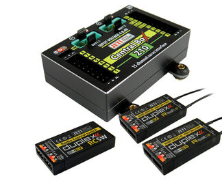 Jeti Central BOX 220 + 2x Rsat2 + RC Switch