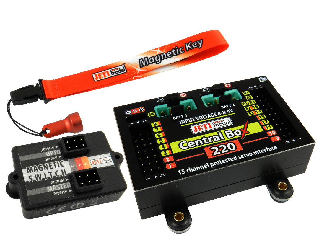 Jeti Central BOX 220 + Magnetic Switch – Image 2